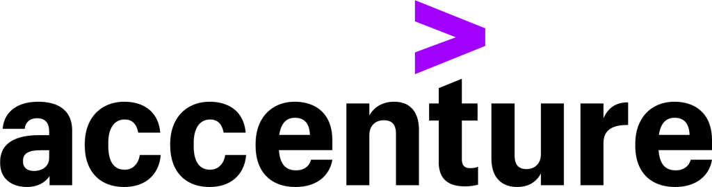 Accenture logo preto-roxo